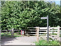 TL7320 : Public footpath sign in Great Notley by PAUL FARMER