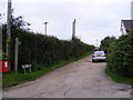 TM3055 : Sandy Lane, Wickham Market & Footpath to Chapel Lane by Geographer