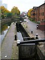 SP0687 : Farmer's Bridge Locks No 4 from Saturday Bridge by David P Howard