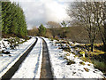  : Snowy track by Loch Kennard by Lis Burke