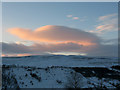 SD9571 : Cloud formation over Hawkswick Moor by Stephen Craven