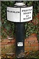 SK4430 : Shardlow: distance marker by Christopher Hilton