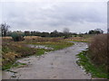 TM3766 : Footpath to the A12 Main Road & Entrance to Kelsale Hall by Geographer