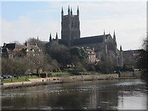 SO8454 : Worcester Cathedral by Bill Nicholls