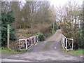 TM3569 : Footpath to Mill Hill & entrance to Lane House by Geographer