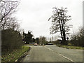 TF7513 : Junction of Hall Road, Narford and the A47 by Adrian S Pye