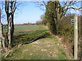 TM3971 : Footpath to Bunkers Hill Farm by Geographer