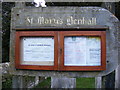 TM3761 : St.Mary's Church Notice Board by Geographer