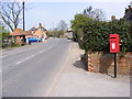 TM3555 : B1069 Woodbridge Road & Post Office Woodbridge Road Postbox by Geographer