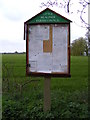 TM2246 : Little Bealing Parish Notice Board by Geographer