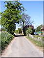 TM3458 : Hoo Lane, Little Glemham by Geographer