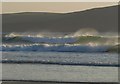 SW9379 : Waves, Hayle Bay by Derek Harper