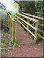 TM3154 : Footbridge on the footpath to Quill Farm by Geographer