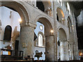 TL3800 : Waltham Abbey church: nave arches by Stephen Craven