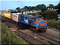 J5081 : Weed control train leaving Bangor station by The Carlisle Kid