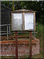 TM2543 : Brightwell Village Notice Board by Geographer