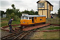 TG3018 : Turntable at Wroxham Bure Valley Railway station by Glen Denny