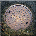 J4982 : Manhole cover, Bangor by Rossographer