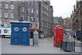 NT2573 : Police box and telephone kiosk, Grassmarket by N Chadwick