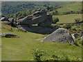 SX7377 : Bonehill Rocks by Alan Hunt