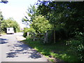 TM2763 : Brook Lane & the footpath to Victoria Mill Road by Geographer