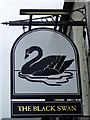 NZ1320 : Sign for the Black Swan by Maigheach-gheal