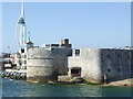 SZ6299 : Point Battery, Portsmouth by Malc McDonald