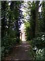 TM1640 : Footpath to the barn at Wherstead Hall Farm by Geographer