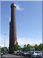 TQ3066 : Chimneys at Ikea, near Croydon by Malc McDonald