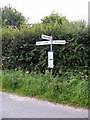 TG0824 : Roadsign on Kerdiston Road by Geographer