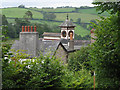 SX8155 : Roofs and clocktower, Tuckenhay Mill  by Robin Stott