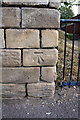 SE3406 : Benchmark on Pitt Street wall near the Spiritualist Church by Roger Templeman