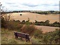 SK5388 : Bench and Viewpoint Above Hooton Dike by Jonathan Clitheroe