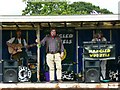 SU3188 : The Mangledwurzels at the White Horse Show, Uffington 2011 (2 of 2) by Brian Robert Marshall