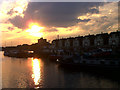 TQ3679 : Evening over Greenland Dock by Stephen Craven