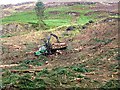 NM4750 : Forest forwarder working above Loch Frisa by Oliver Dixon