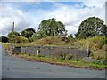 SE4021 : Remains of former railway bridge abutments by Christine Johnstone