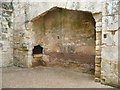 TQ7825 : Fireplace, Bodiam Castle kitchen by Jeremy Bolwell