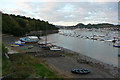 SH7877 : Foreshore to the north of the Conwy town walls by Phil Champion