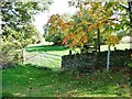 SE2405 : Field gate and footpath stile, Cat Hill by Christine Johnstone