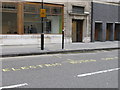 TQ2881 : Electric bus charging point, Old Cavendish Street by David Hawgood