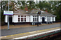 NN9358 : Waiting room on platform 2, Pitlochry station by Phil Champion