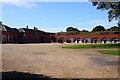 SU5902 : The parade ground in Fort Brockhurst by Steve Daniels