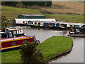 SP3493 : Boatyard beside Coventry Canal by Trevor Littlewood