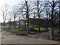 SJ9101 : Rear of former offices at the Goodyear site by John M