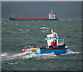 J5082 : The 'Blue Aquarius' in Bangor Bay by Rossographer