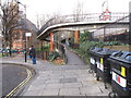 TQ2581 : Footbridge 3B Paddington Arm - ramp from Delamere Terrace by David Hawgood