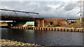 SE7322 : Aire & Calder Navigation with railway bridges by Trevor Littlewood