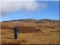 NR5474 : Grassy moorland south of Beinn Tarsuinn by Trevor Littlewood