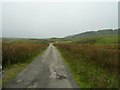 NX5563 : A misty day on the moors by Ann Cook